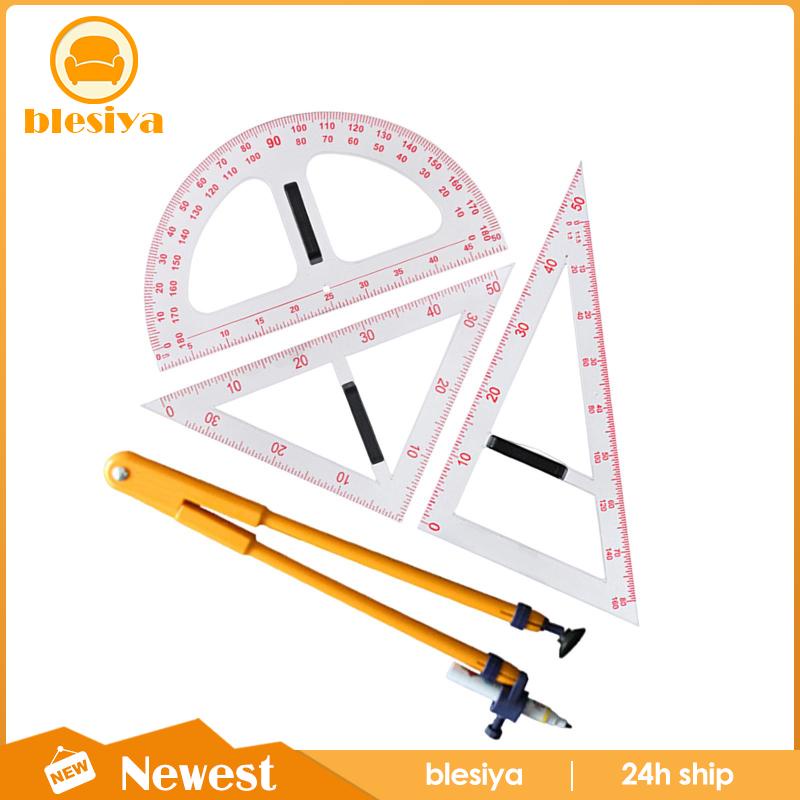 Bộ Dụng Cụ Học Toán Với Tay Cầm Có Thể Tháo Rời Tiện Dụng Cho Giáo Viên