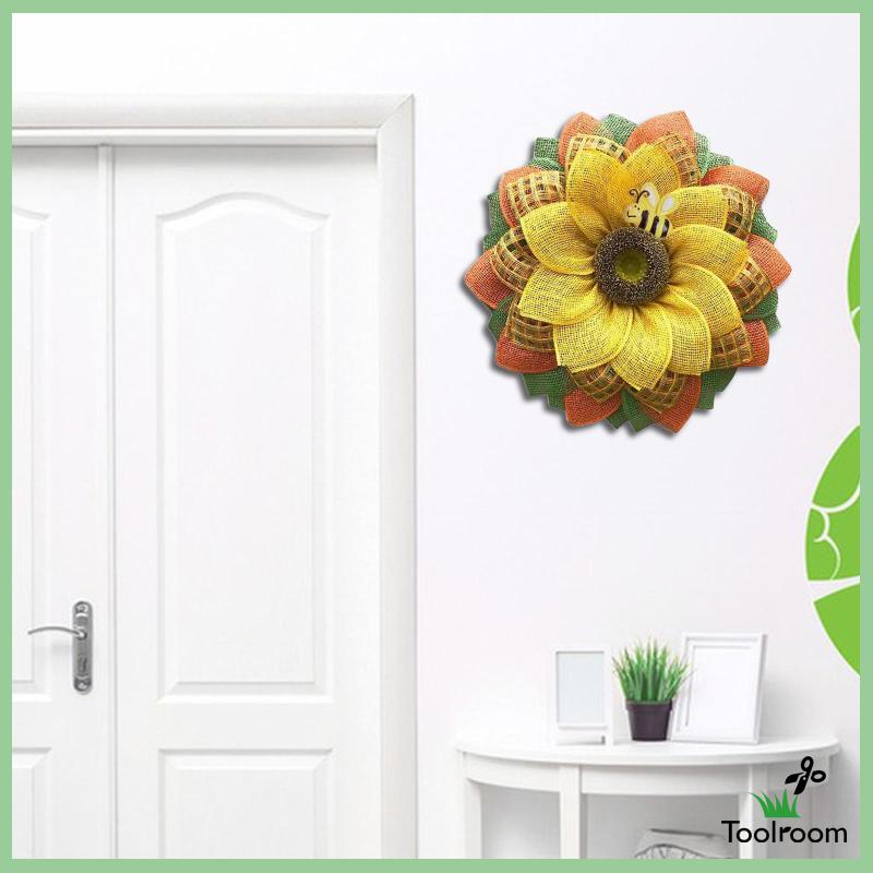 Vòng Hoa Treo Tường 14 "Trang Trí Trong Nhà / Ngoài Trời