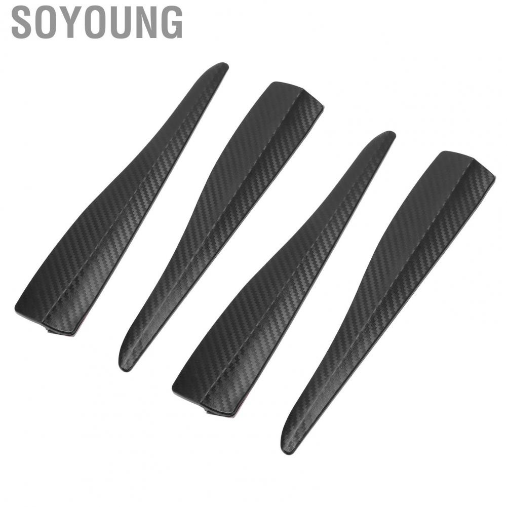 Soyoung Bumper Protector Strip 28cm High Toughness Trim Molding Protection Strong Adhesive for Car