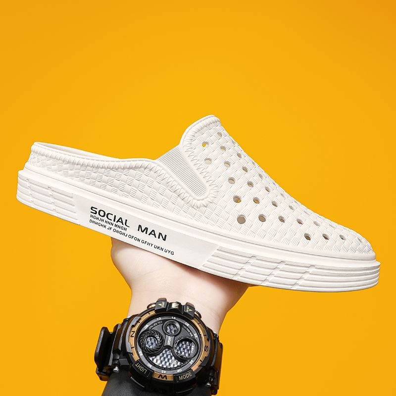 Dép Bít Mũi Chống Trượt Phong Cách Thể Thao Thời Trang Mùa Hè Cho Nam