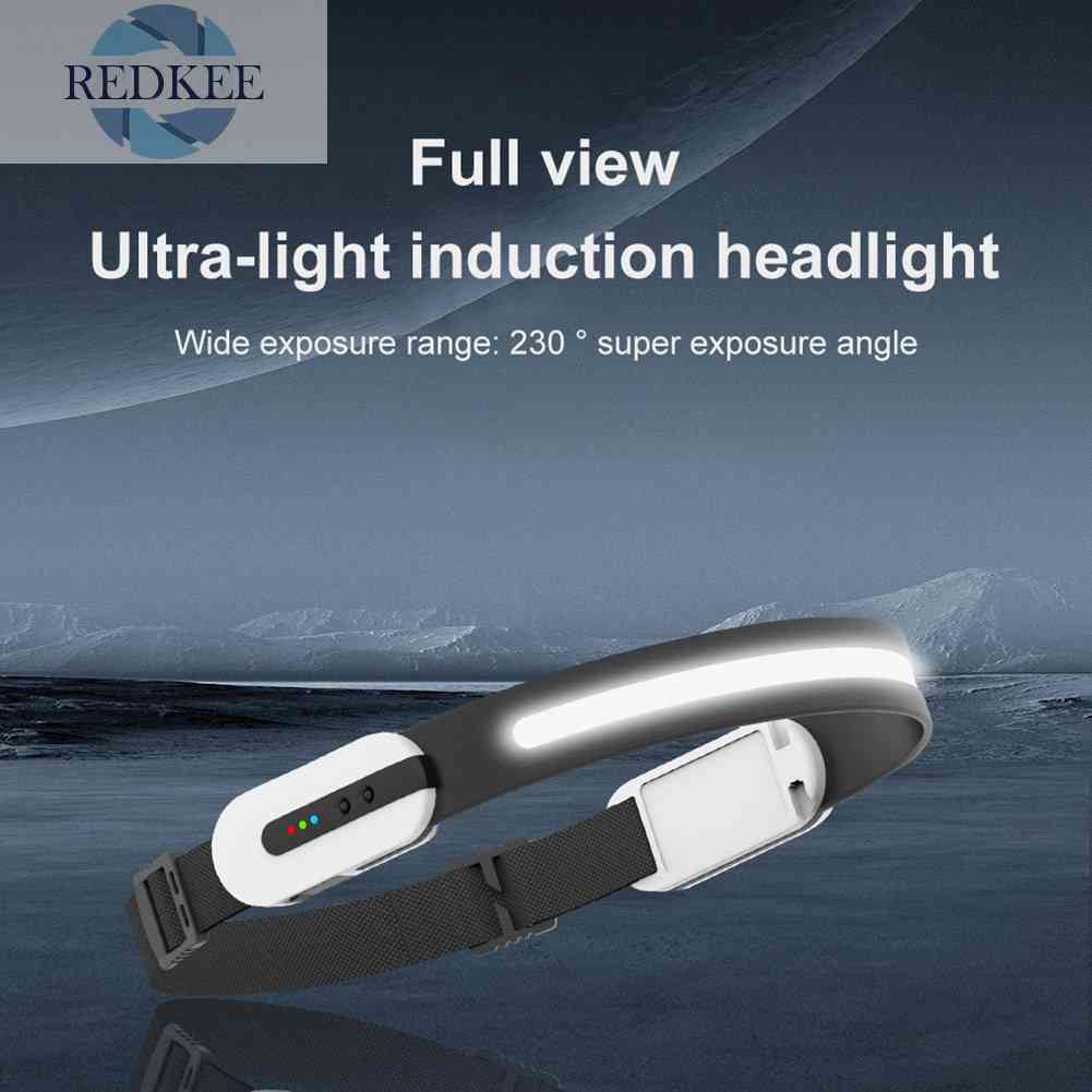 Đèn LED Đeo Trán COB Kết Nối Bluetooth Cho Cắm Trại Chạy Bộ