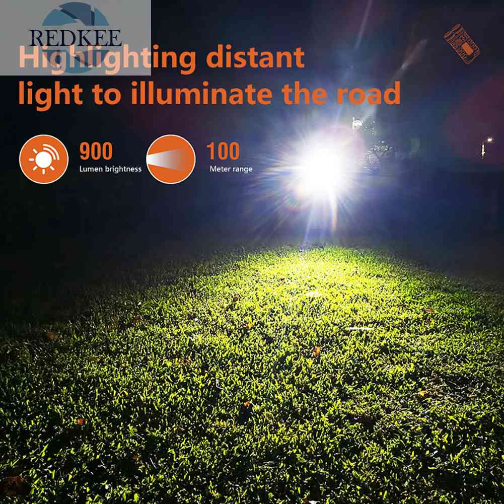 Móc Khóa Đèn Pin Mini Độ Sáng Cao 900LM