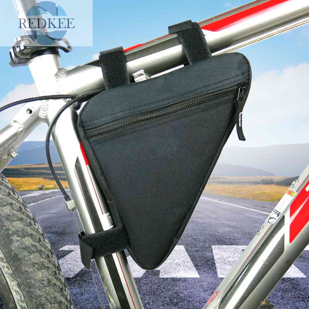 Túi Tam Giác Đựng Vật Dụng Chống Mài Mòn Gắn Khung Trước Xe Đạp Leo Núi