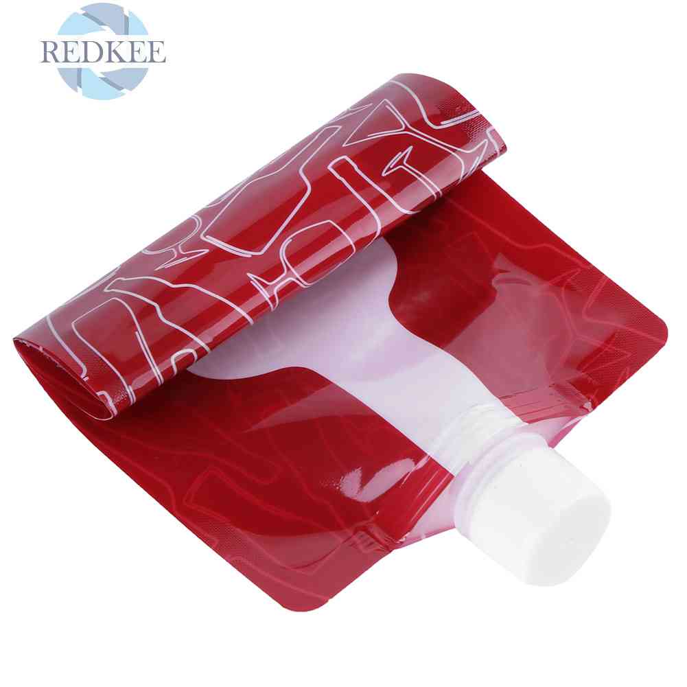 Túi Đựng Nước PE 750mL Có Thể Gấp Gọn Tiện Dụng Khi Đi Cắm Trại