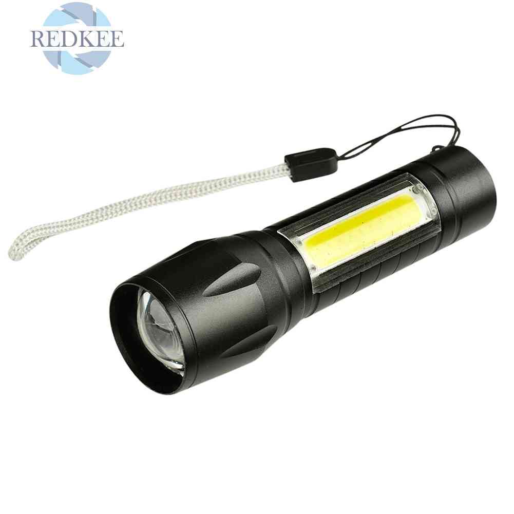 Đèn Pin 4 Bóng LED COB 2021 Thiết Kế Nhỏ Gọn Đa Năng Tiện Dụng