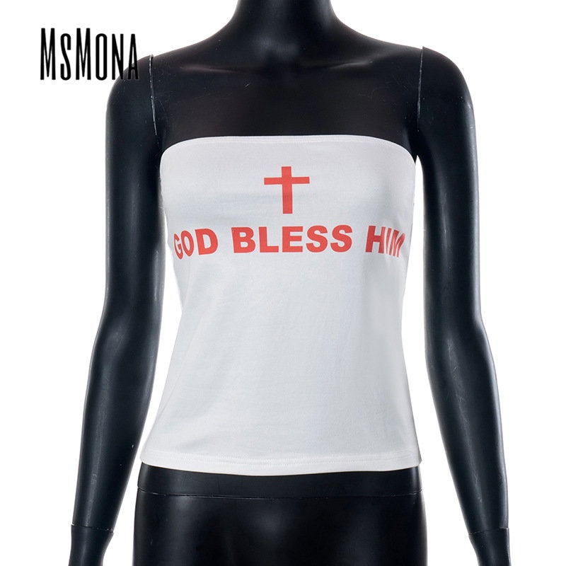 Áo Ống Ôm Sát Màu Trơn In Chữ Quyến Rũ Thời Trang 2023 Cho Nữ