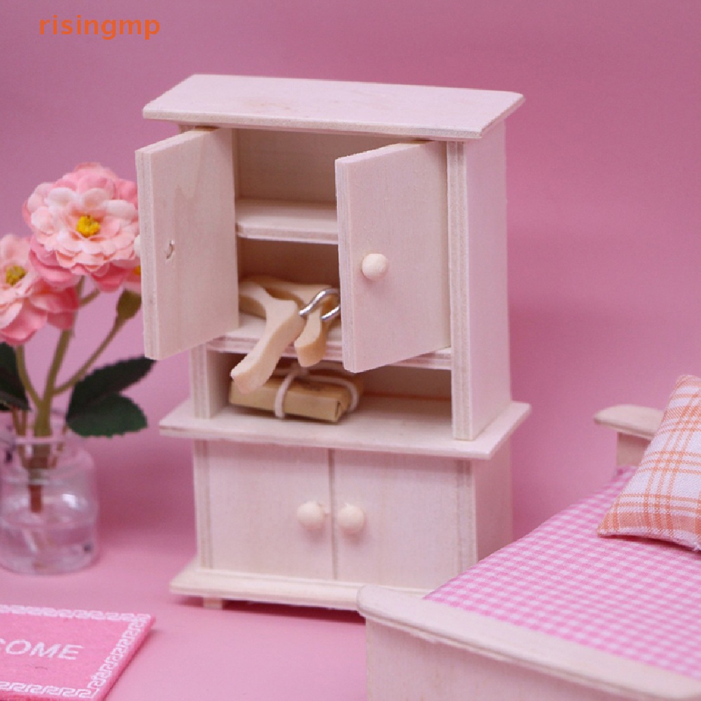 Mô Hình Tủ Đựng Quần Áo 1 / 12 Dùng Trang Trí Nhà Búp Bê