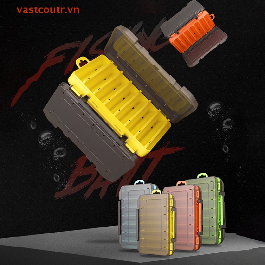 Hộp Đựng Phụ Kiện Câu Cá 14 Ngăn Tiện Dụng