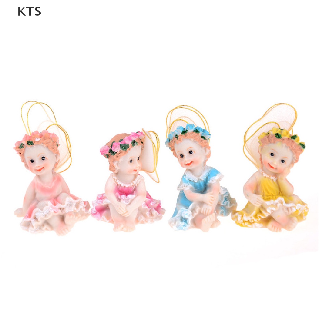 Đồ trang trí Thiên Thần Hoa Mini Bằng Nhựa Resin Trang Trí Tiểu Cảnh DIY