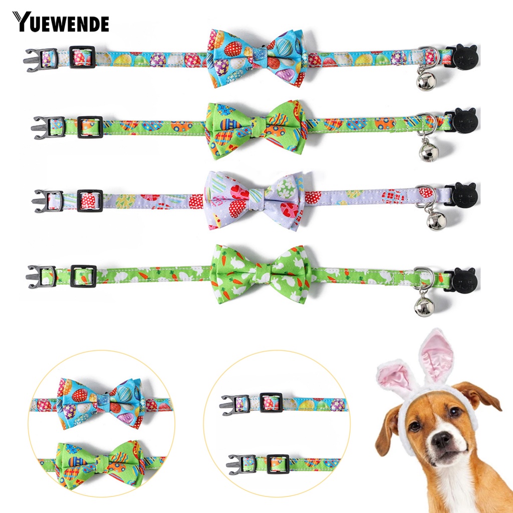 Vòng Cổ Gắn Nơ Mềm Mại Thời Trang Dành Cho Mèo Cưng