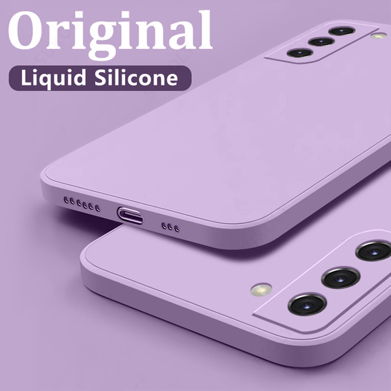 Ốp Điện Thoại silicon mềm cạnh vuông nguyên bản Cho Samsung ss Galaxy A17 A16 A07 A06 A56 A36 A26 A55 A35 A54 A34 A25 A24 A15 A14 A05 A05s A04s A04 A04e 4G 5G 2025