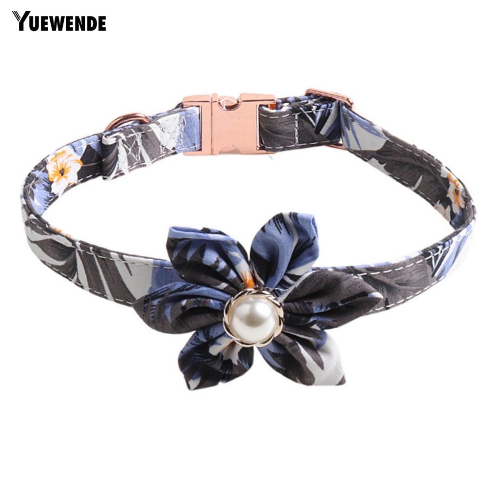 Vòng Cổ YE.B Khóa Kim Loại Hình Hoa Quyến Rũ Cho Thú Cưng