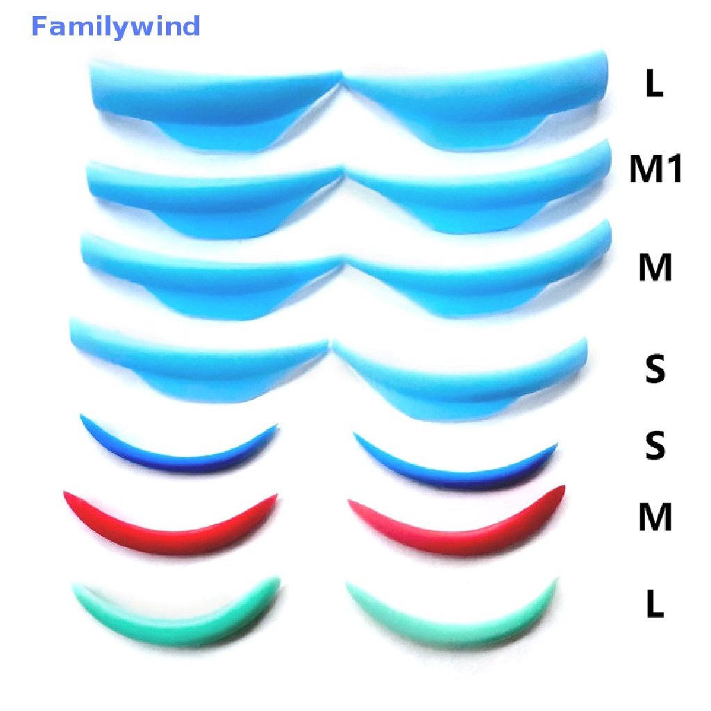 Set 7 Cặp Đệm Silicone Hỗ Trợ Uốn Mi Tiện Dụng