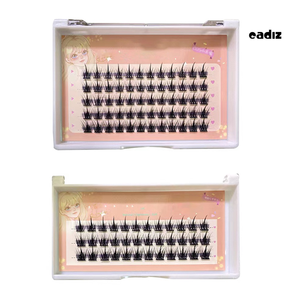 Set 36 / 60 Lông Mi Giả Xoăn Dày Tự Nhiên Hiệu Ứng 3D DIY