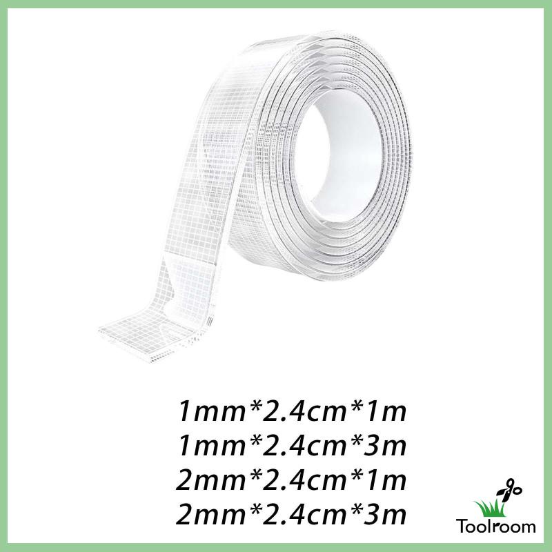 Cuộn Băng Keo Hai Mặt Trong Suốt Không Để Lại Dấu Vết