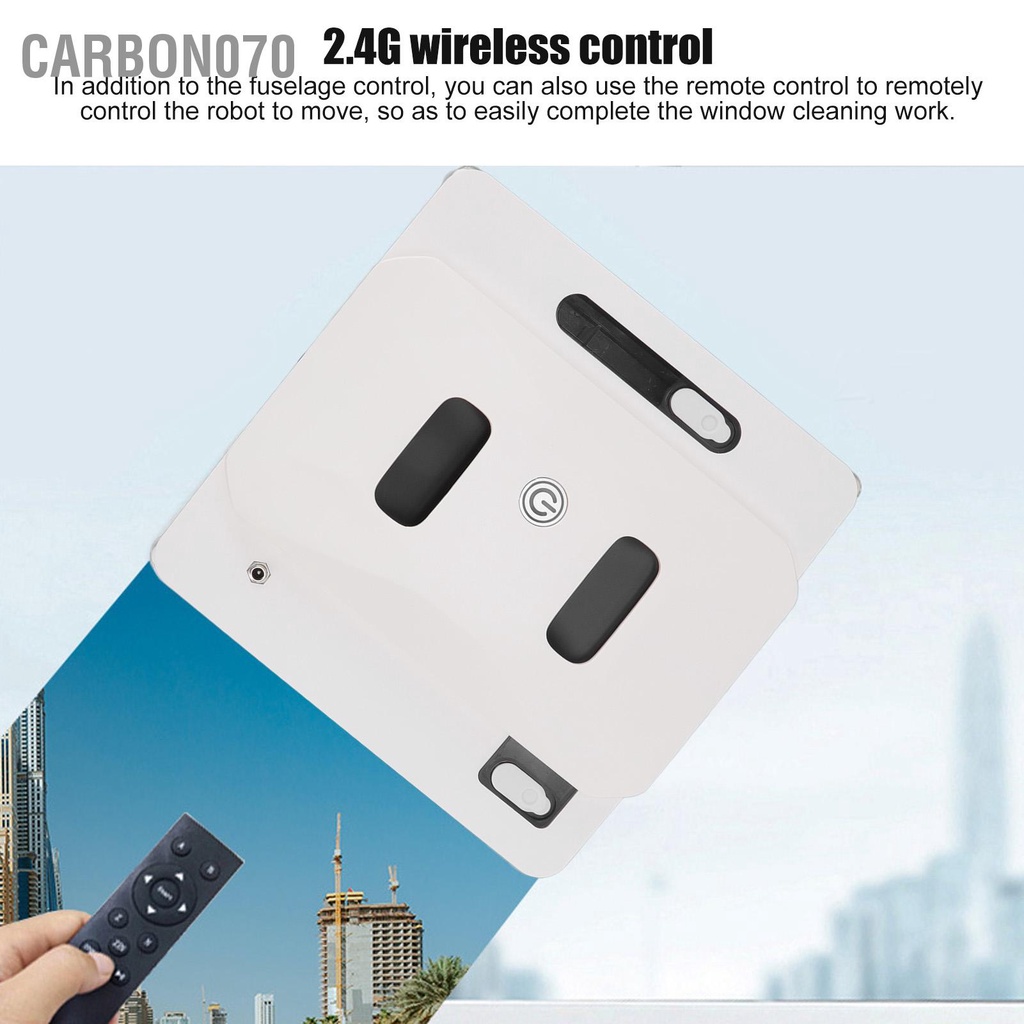 Carbon070 Robot lau cửa sổ Xịt nước thông minh Máy kính điều khiển từ xa hoàn toàn tự động cho gia đình