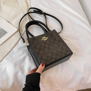 COACH7375 Men's and Women's Sling Bag Classic style Retro Luxury Girlfriend Gift Shoulder Sling Bag Bag