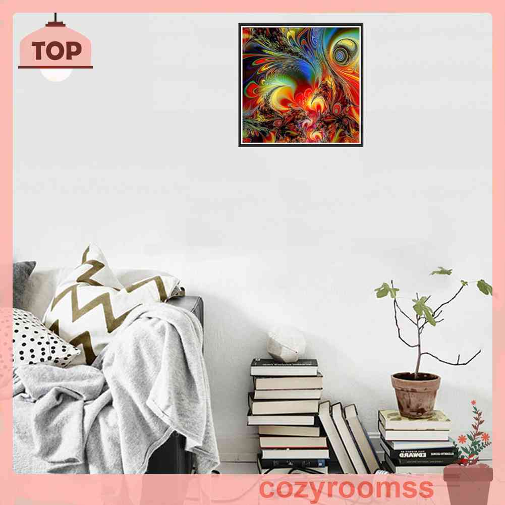 Tranh Đính Đá Kim Cương Toàn Bộ 5D DIY Hình Vẽ Lễ Hội Lộng Lẫy