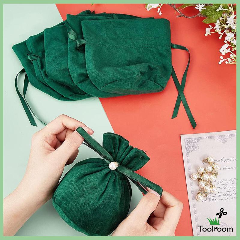 [Toolroom] 10x12cm Túi Nhung Đựng Trang Sức / Kẹo / Quà Tặng Tiệc Tùng