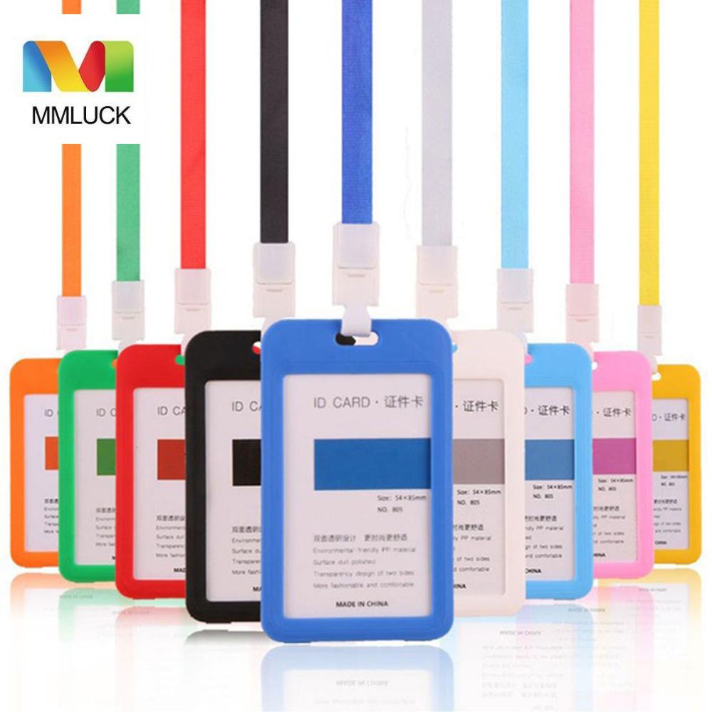 Bao thẻ tên MMULCK có dây đeo nhiều màu sắc tùy chọn đa năng dành cho trường học văn phòng
