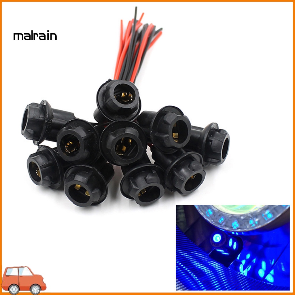 Set 10 Đuôi Đèn T10 Siêu Nhẹ Tiện Dụng Chất Lượng Cao