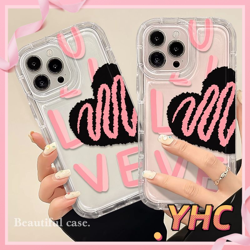 Ốp lưng iphone Đơn giản tiếng Anh tình yêu trong suốt chống rơi vỏ túi khí áp dụng iPhone 6 / 6S / 6splus / se / 7 / 7plus / 8 / 8plus / X / xs / xsmax / 11 / 12 / 13 / 14/pro max-711