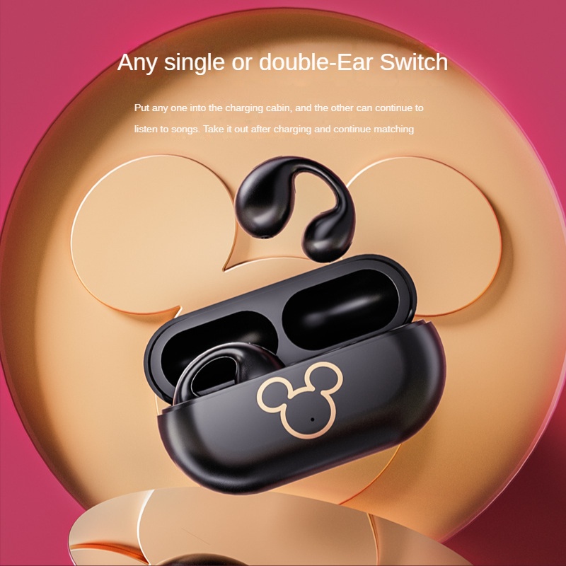 Còng Tai Nghe Bluetooth Không Dây Kd21 Kẹp Vành Tai Thông Dụng Cho Học Sinh Nam Nữ GDRC