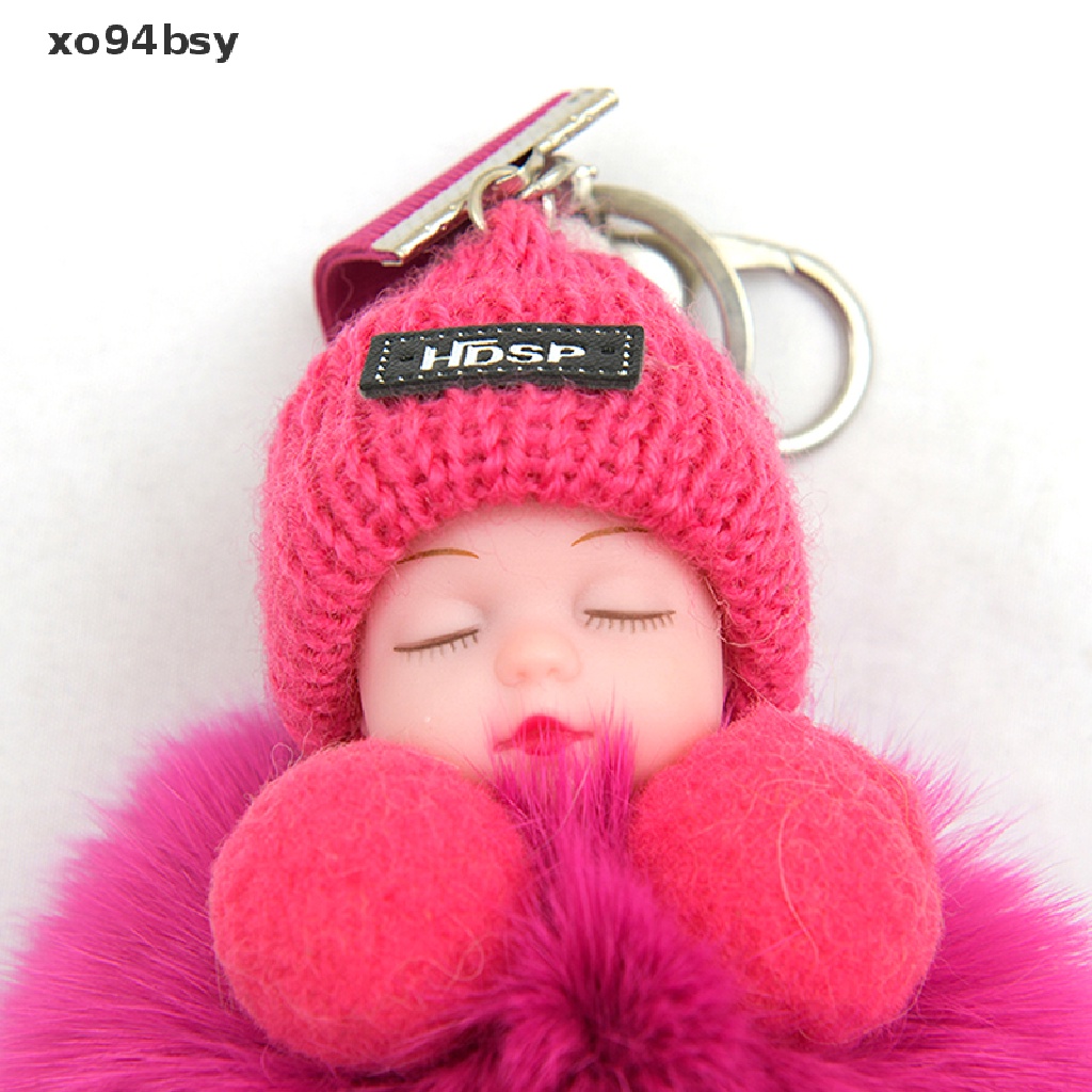 Móc Khóa Búp Bê Em Bé Đang Ngủ xo94bsy