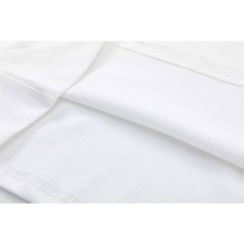 B-b-r &amp; - Áo Thun cotton Tay Ngắn Dáng Rộng Hai Sợi Nhỏ Cao Cấp Phong Cách Châu Âu Cho Nam Và Nữ Jrtldkijrtgm