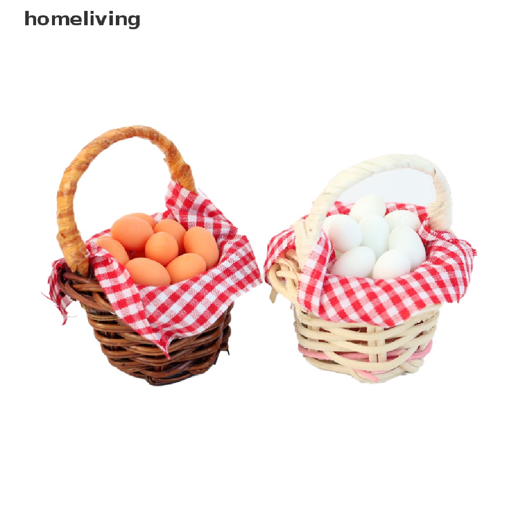 1 Bộ Rổ Đựng Trứng 1: 12 Dành Cho Nhà Búp Bê