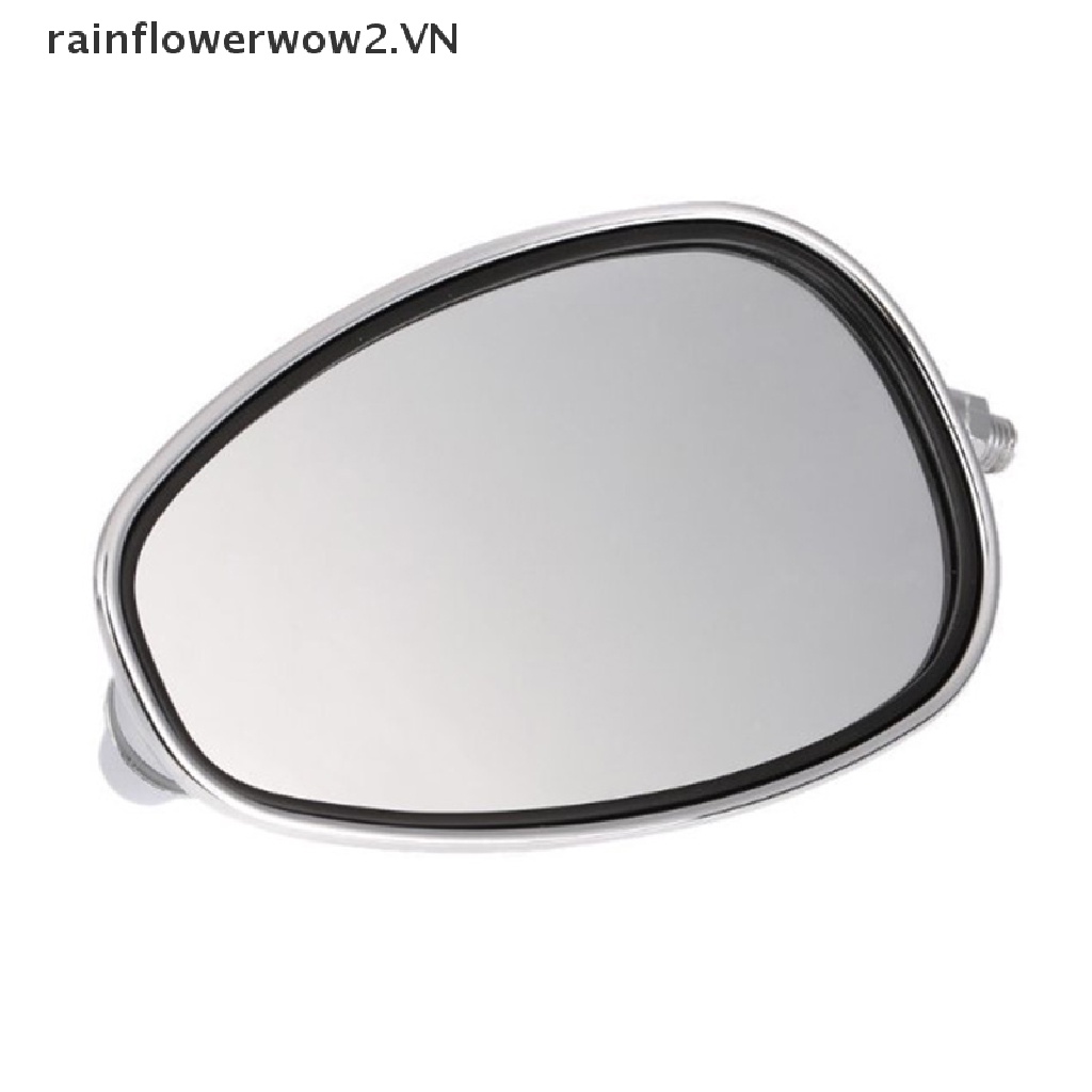 Bộ 2 Gương Chiếu Hậu 10mm Chuyên Dụng Cho Xe Mô Tô Suzuki Kawasaki Cruiser Chopper