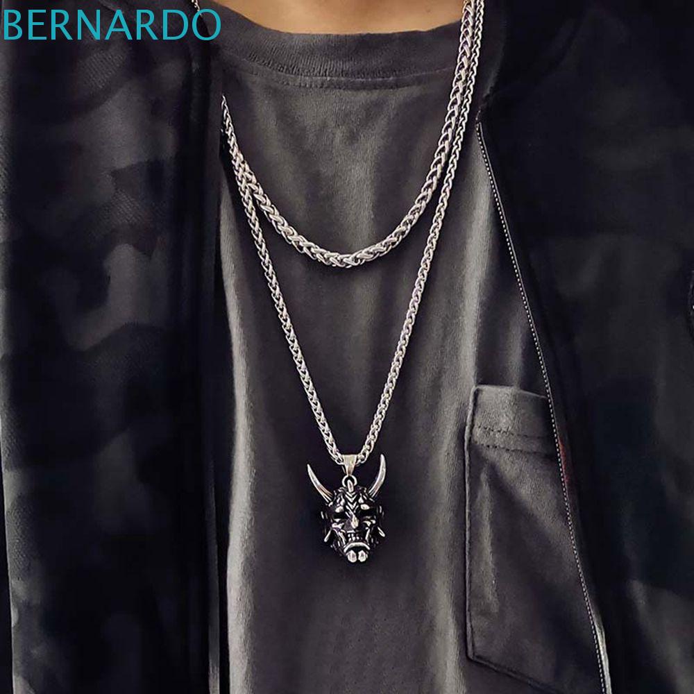 Vòng cổ Dây Xích Dày Dặn Cá Tính Cho Nam|Vòng cổ Sừng Phong Cách Hip Hop Cá Tính Dành Cho Nam