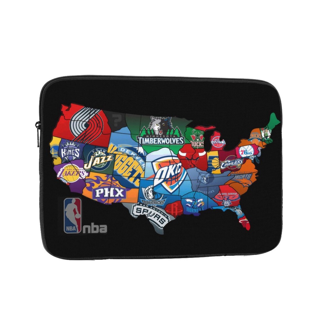 Túi Đựng Laptop / Máy Tính Bảng 10-17 Inch Hoạ Tiết NBA Xinh Xắn