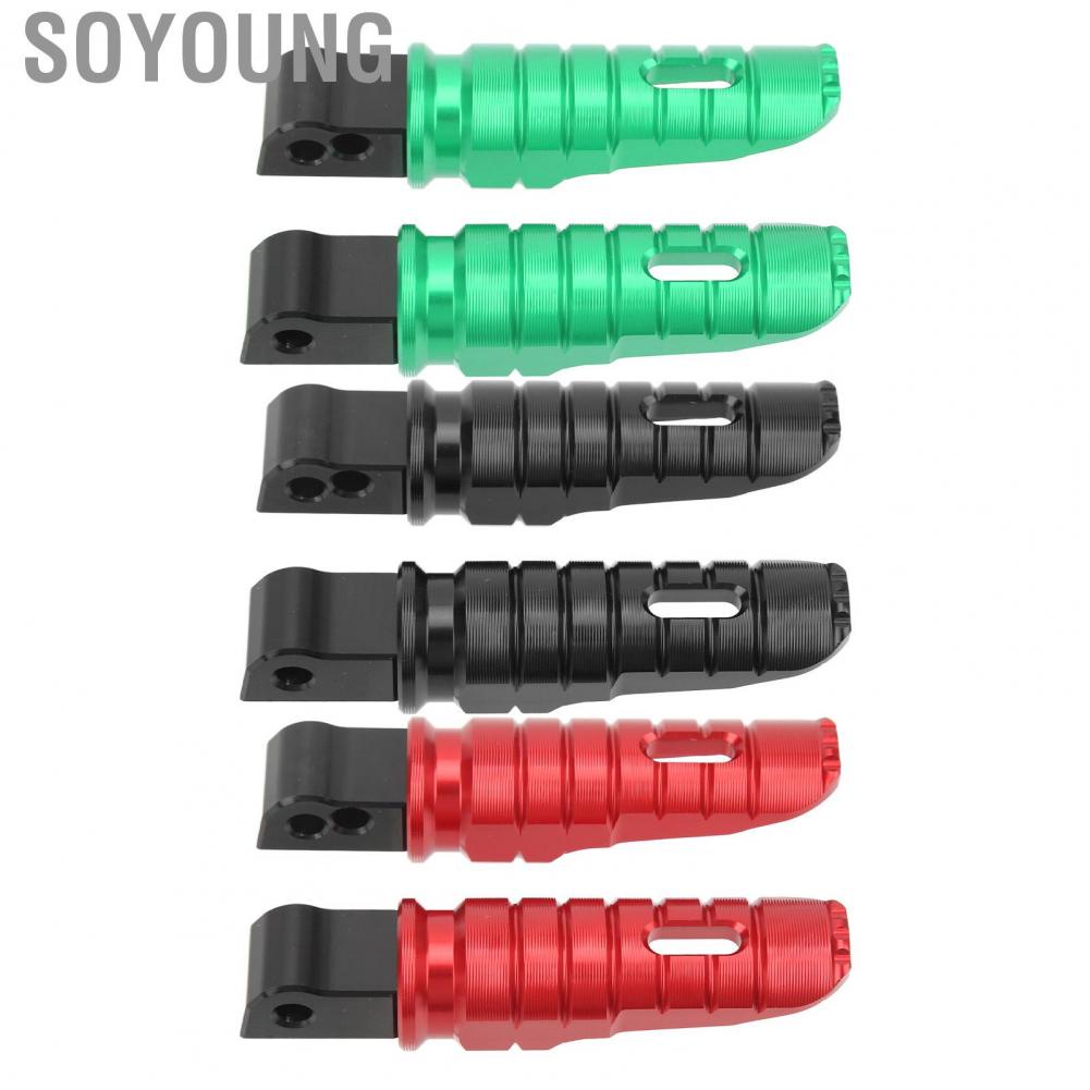 Soyoung Motorcycle Foot Pegs  Motorbike Footpegs Rear T6063 Aluminum Alloy for