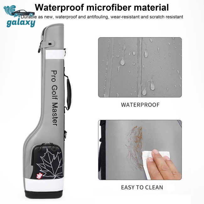 Galaxy Túi Đựng Gậy Đánh Golf Thêu Họa Tiết Lá Phong Độc Đáo Tiện Dụng