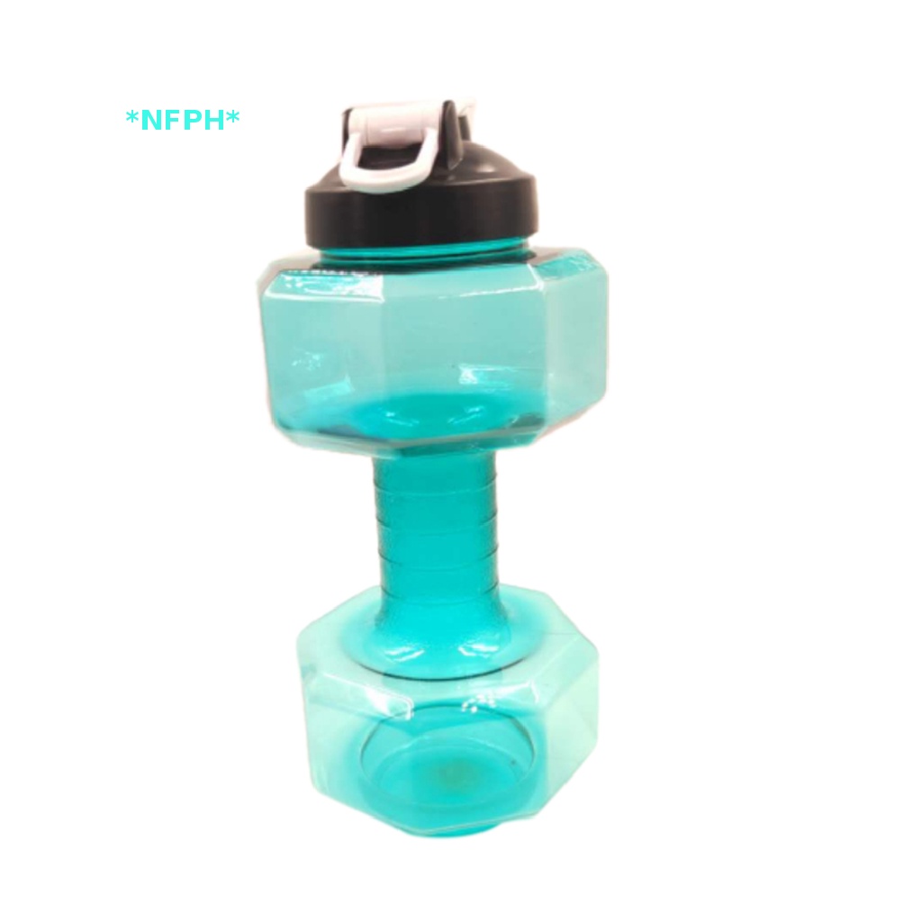 Bình Nước Thể Thao Hình Quả Tạ 2.2L Độc Đáo Mới