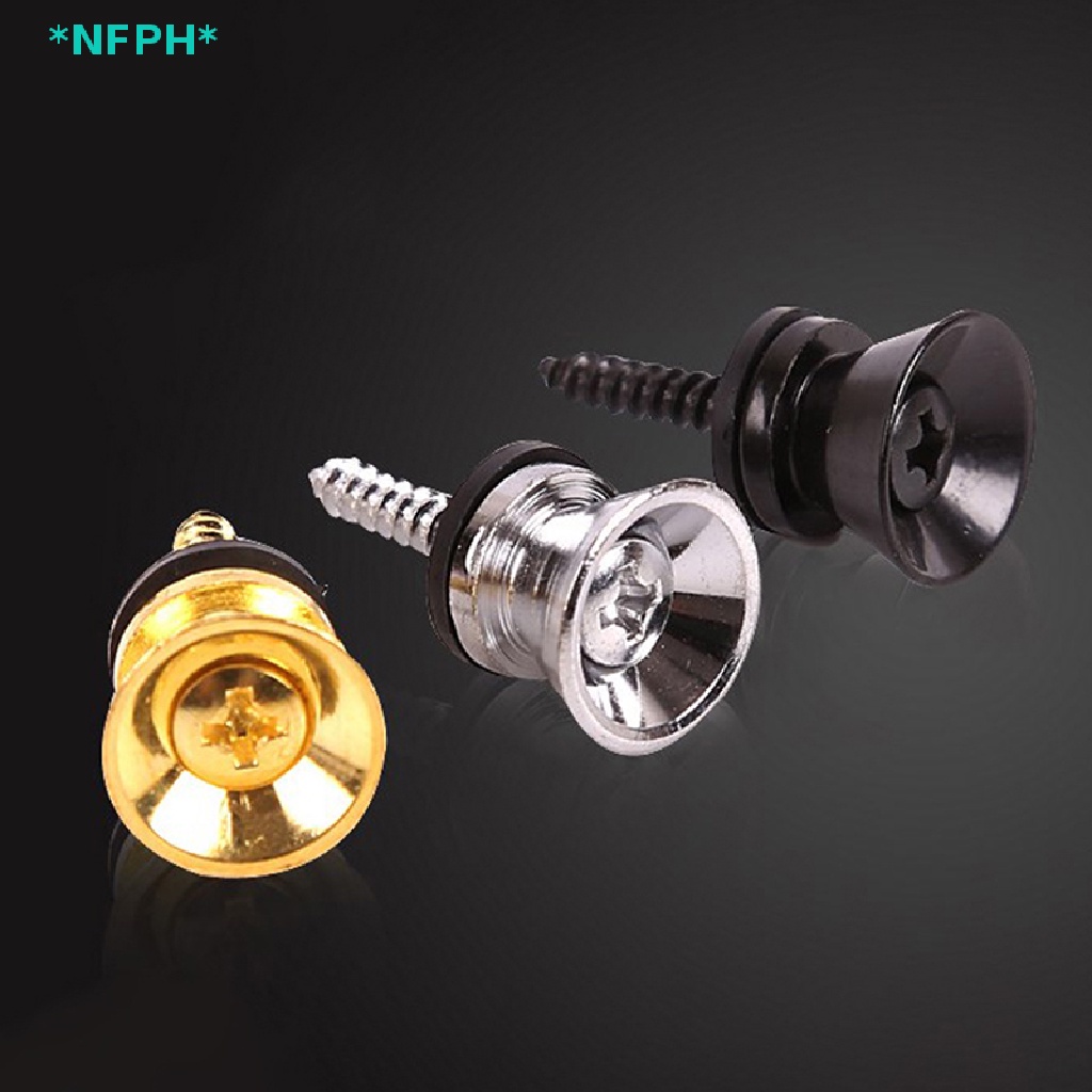 Nút Chốt Dây Đeo Đàn Guitar Điện Bằng Kim Loại Tiện Dụng Mới