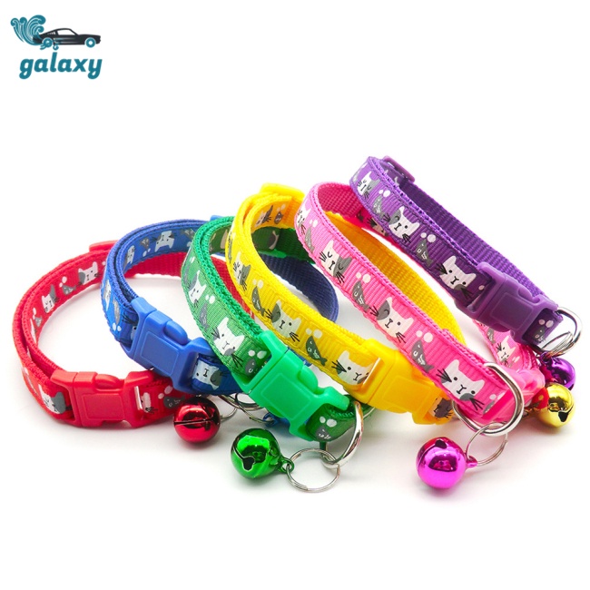 Galaxy Vòng Cổ Chống Thất Lạc Có Thể Điều Chỉnh Và Chuông Hình Chó Mèo