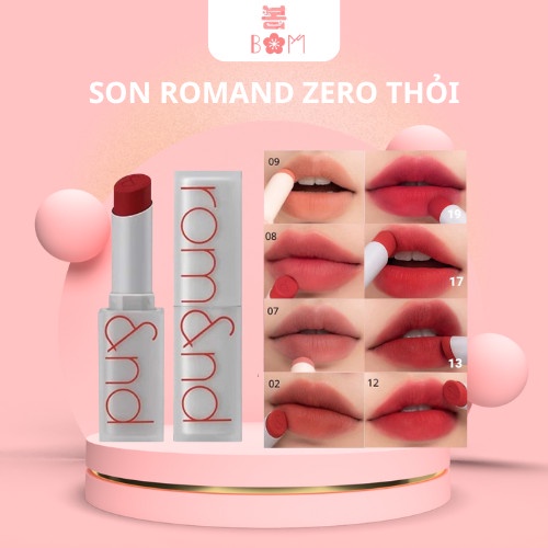 Son Thỏi Romand Zero Matte Lipstick