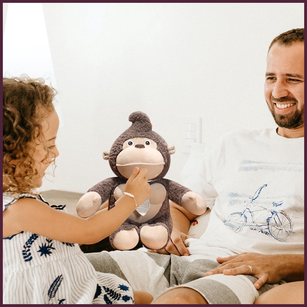 Đồ chơi nhồi bông Hình Gorilla Siêu Mềm Cho Bé
