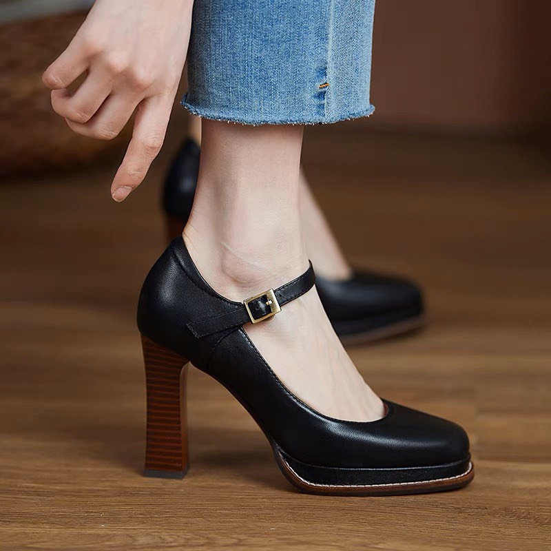 Size Station - Giày cao gót Mary Janes basic 9.5cm 950004