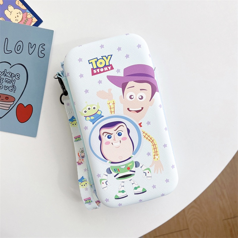 Túi Đựng Tai Nghe / Cáp Sạc USB Có Khóa Kéo Họa Tiết Hoạt Hình Dễ Thương