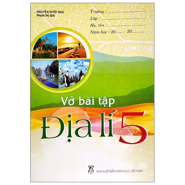 Sách VBT Địa Lí 5 (2023)