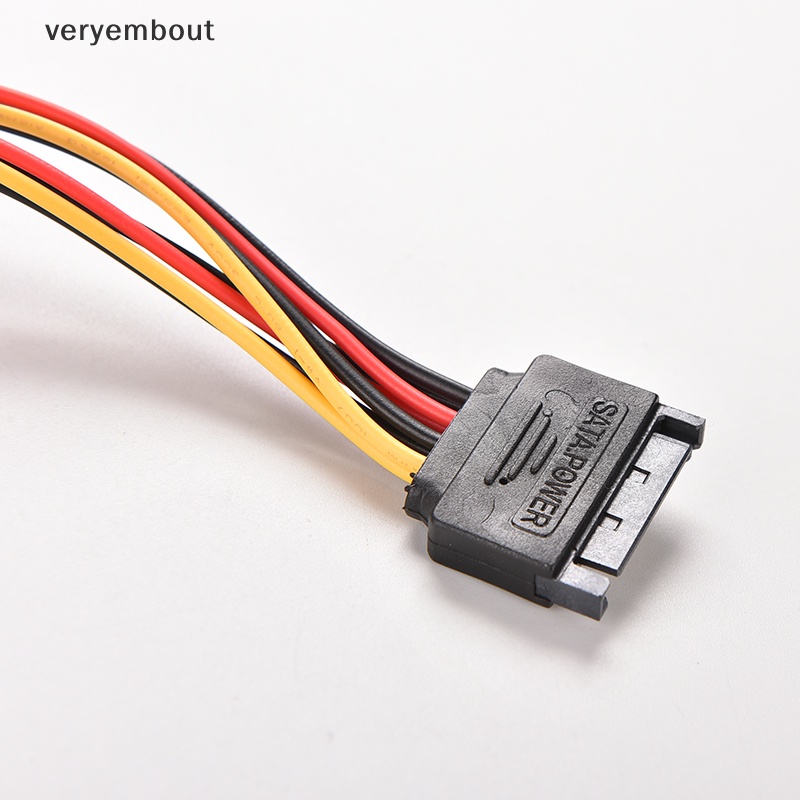 Dây Cáp Chia Nguồn 15 Pin SATA Male Sang SATA Female 1: 2 Y