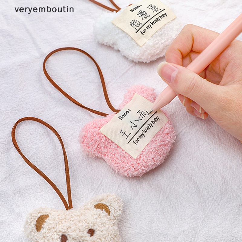 Mặt Dây Chuyền Hình Gấu Hoạt Hình Dễ Thương Treo Thẻ Tên Trẻ Em