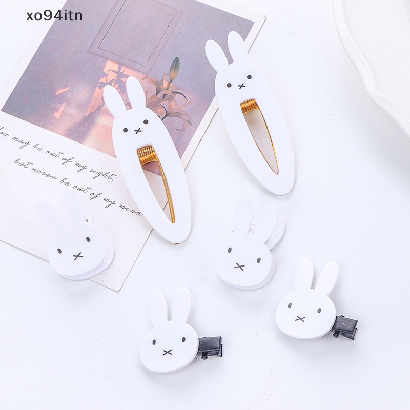 Set 2 Kẹp Tóc Hình Thỏ Trắng Dễ Thương
