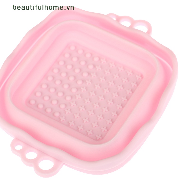 Miếng Silicone Vệ Sinh Cọ Trang Điểm Có Thể Gấp Gọn Tiện Lợi