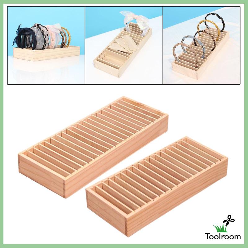 Giá Đỡ Trưng Bày Vòng Đeo Tay / Băng Đô Bằng Gỗ Gọn Nhẹ