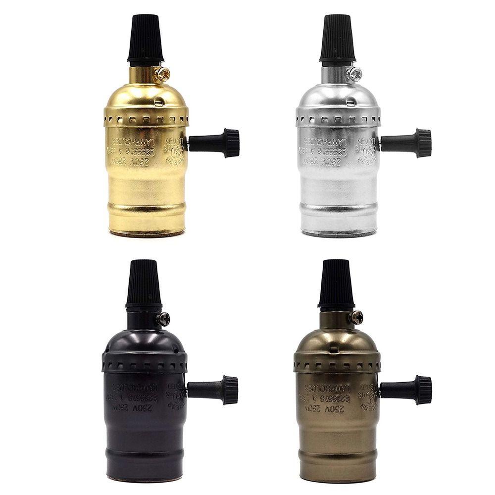 GOGOUP Chuôi Đèn Vỏ Nhôm Gắn Trần Nhà Phong Cách Edison Cổ Điển