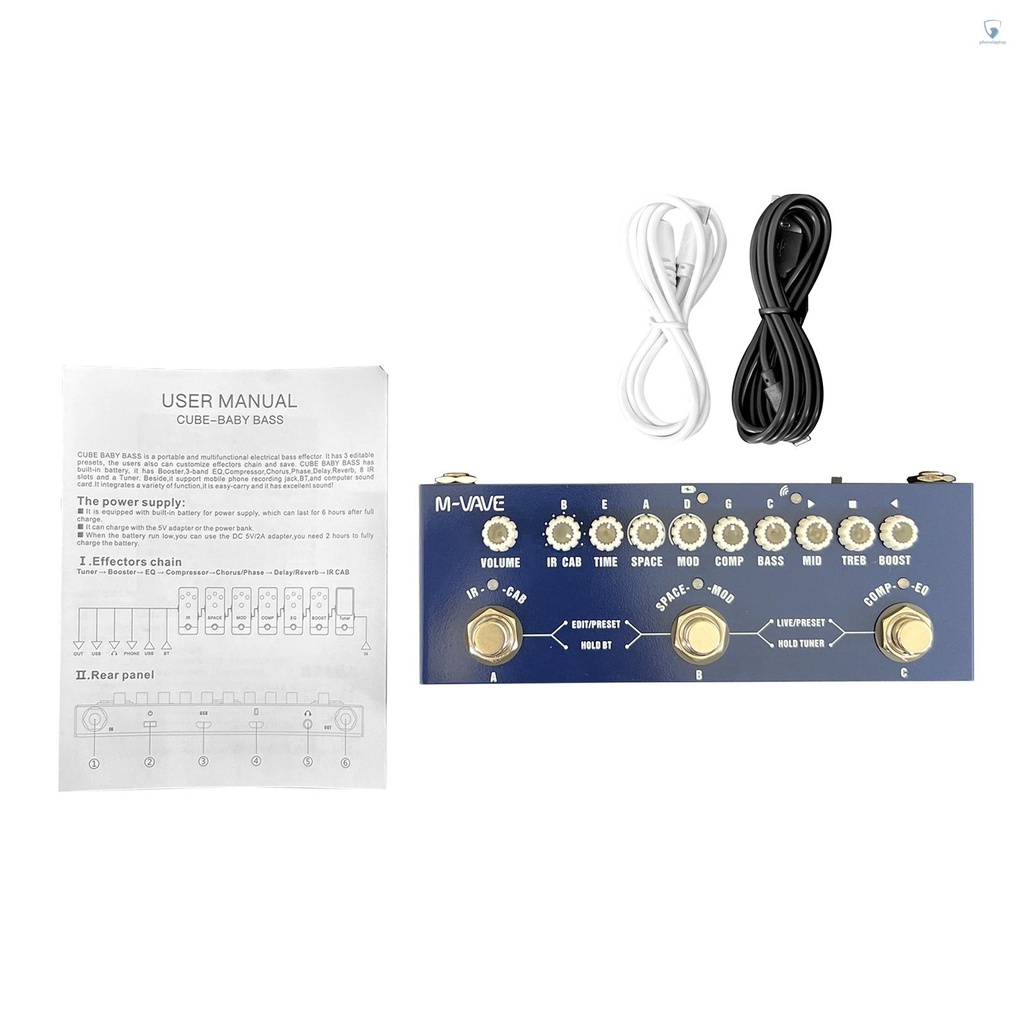 [laptvn] M-bave Khối Lập Phương Hiệu Ứng Âm Thanh Không Dây Đa Năng Nhỏ Gọn Kết Hợp Với Điện Thoại Ghi Âm